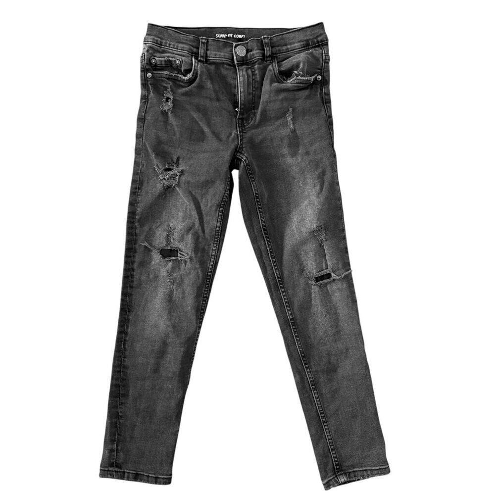 ZARA BOYS SLIM FIT STRECHY DISTRESSED JEANS